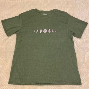 Moon phases short-sleeve graphic tee.